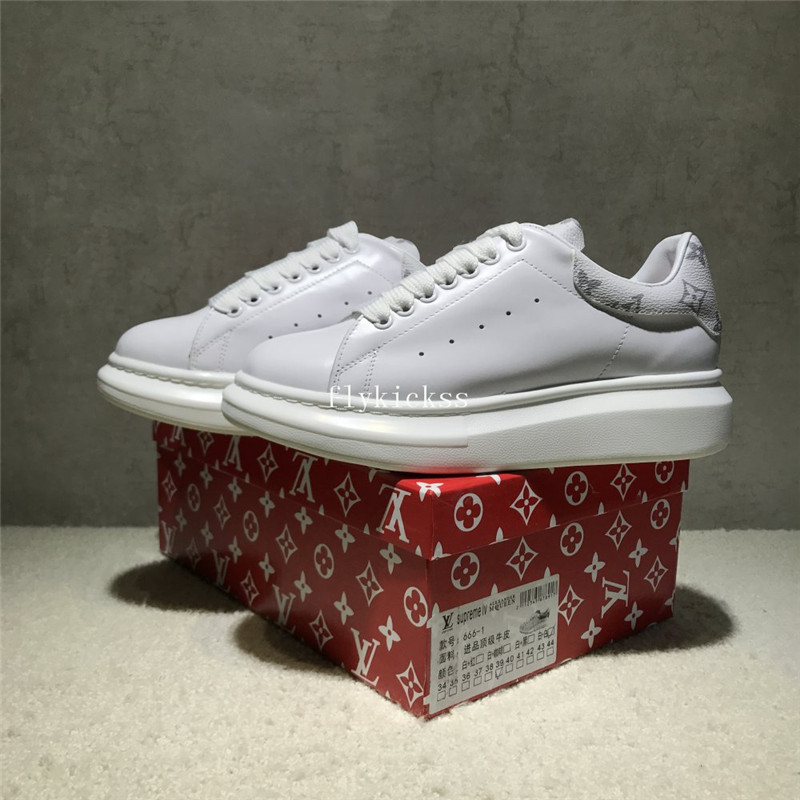 LVS X Supreme White Sport Sneaker